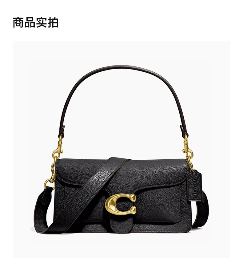 商品Coach|Coach(专柜) 女士单肩包黑色 73995B4BK,价格¥3548,第5张图片详细描述