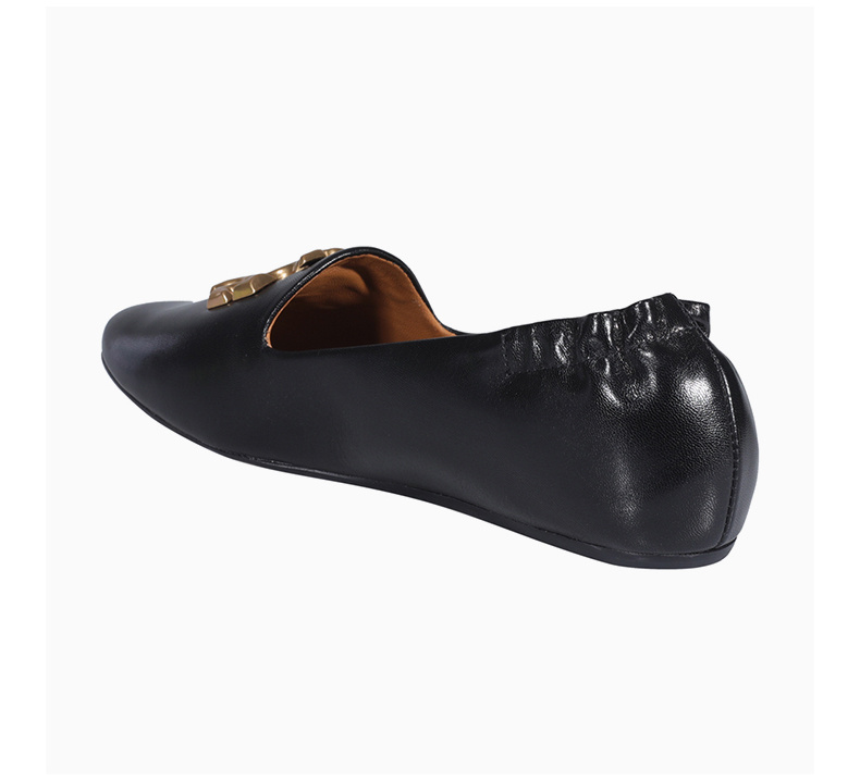 商品Tory Burch|TORY BURCH 黑色女士乐福鞋 84922-006,价格¥2223,第7张图片详细描述