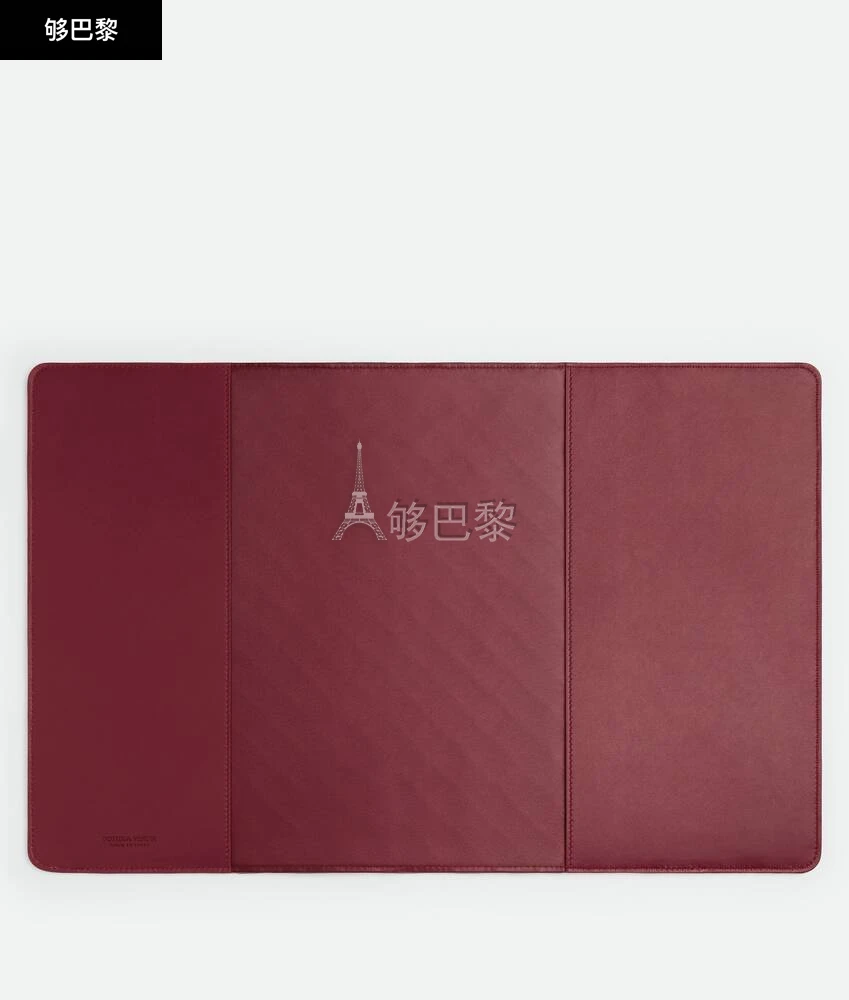 商品Bottega Veneta|【预售】 BV葆蝶家 24秋冬 男士 收纳包 加大号Intrecciato编织笔记本封皮 756141VCRA16337,价格¥7127,第4张图片详细描述
