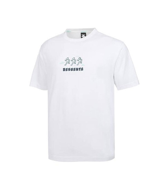 商品DESCENTE|【享贝家】DESCENTE 迪桑特 卡通图案短袖T恤 白色 SM323OTS71-WHT（现采购商品，下单后12天内发货）,价格¥383,第4张图片详细描述