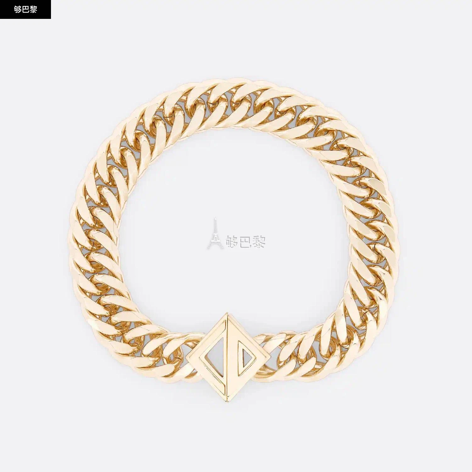 商品Dior|包邮包税【预售7天发货】 DIOR迪奥 23秋冬 男士 手镯 Bracelet à maillons CD Diamond B1971HOMMT_D300,价格¥5187,第3张图片详细描述
