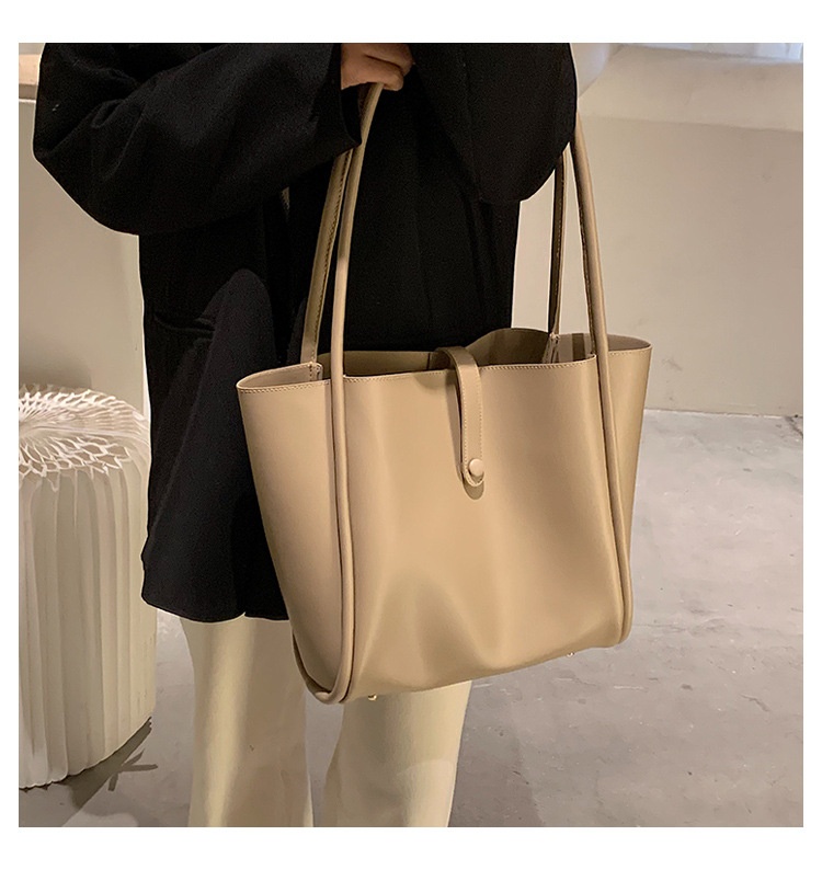 商品[国内直发] GLENVINTEN|格岚云顿复古大包包女2022秋季新款bag时尚子母包小众气质ins大容量腋下包,价格¥133,第12张图片详细描述