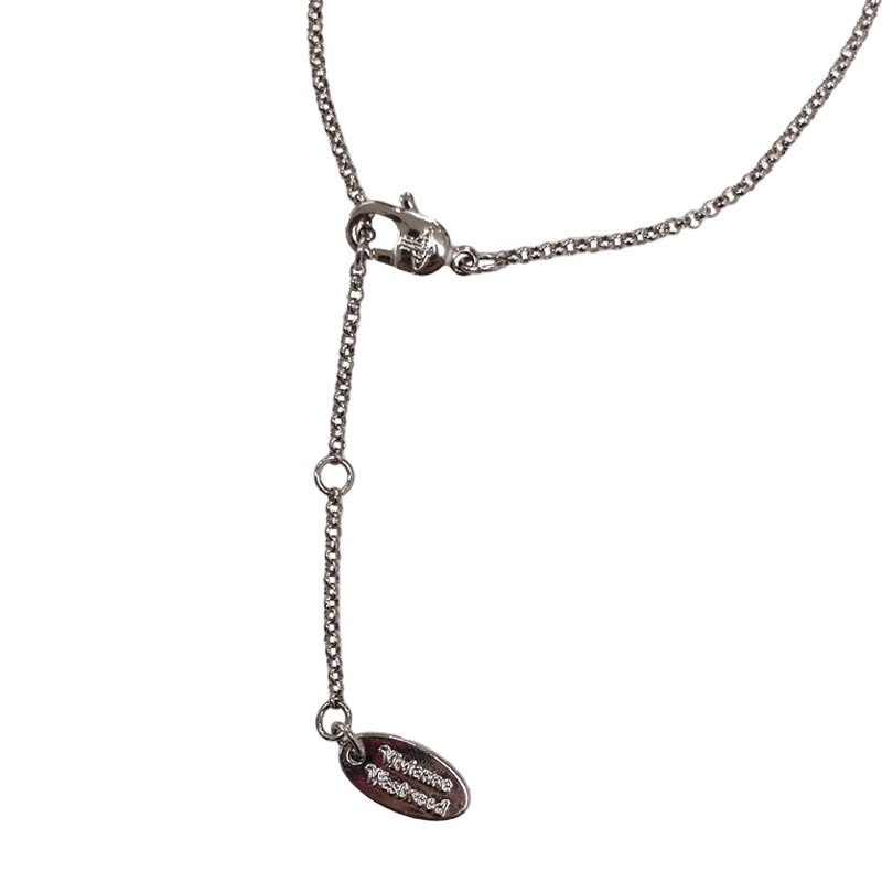 商品Vivienne Westwood|VIVIENNE WESTWOOD/西太后 女士蓝色/粉色星球金属项链,价格¥709,第4张图片详细描述