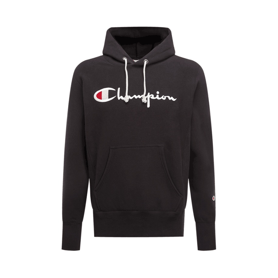 商品[国内直发] CHAMPION|CHAMPION 黑色男士卫衣/帽衫 215210-KK001,价格¥379,第1张图片详细描述