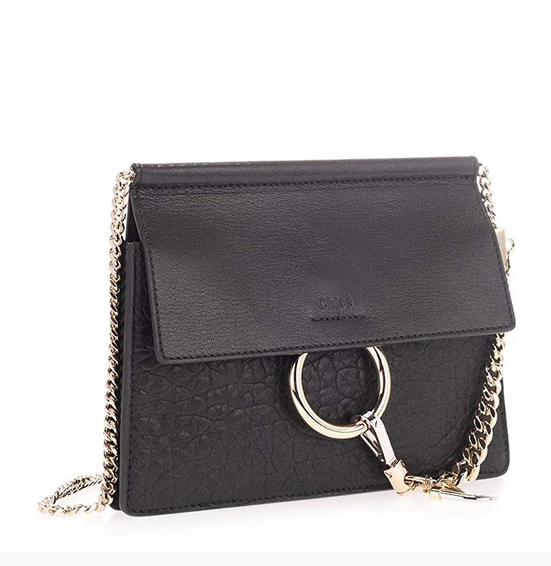 商品[国内直发] Chloé|CHLOE' 女士黑色小牛皮斜挎包 CHC20SS202-C27-001,价格¥8490,第6张图片详细描述