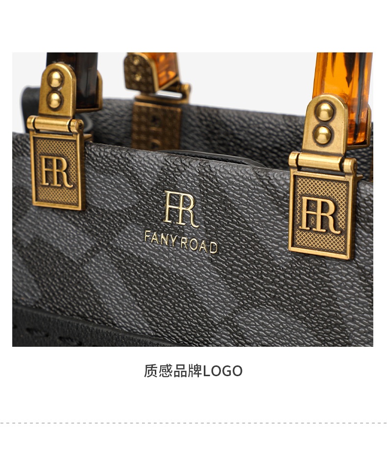 商品[国�内直发] FANY ROAD|FANYROAD新款女包欧美经典女士手提斜挎包高级感琴谱包女士包,价格¥337,第6张图片详细描述