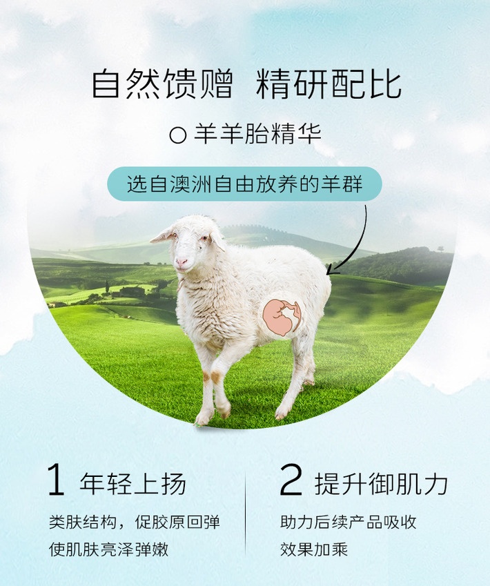 商品[国内直发] Biowell|【关爱健康】羊胎素胶囊内调保养女性调理羊胚胎盘提取物可搭配美白丸片全身美白淡斑褪黑 60粒,价格¥430,第5张图片详细描述