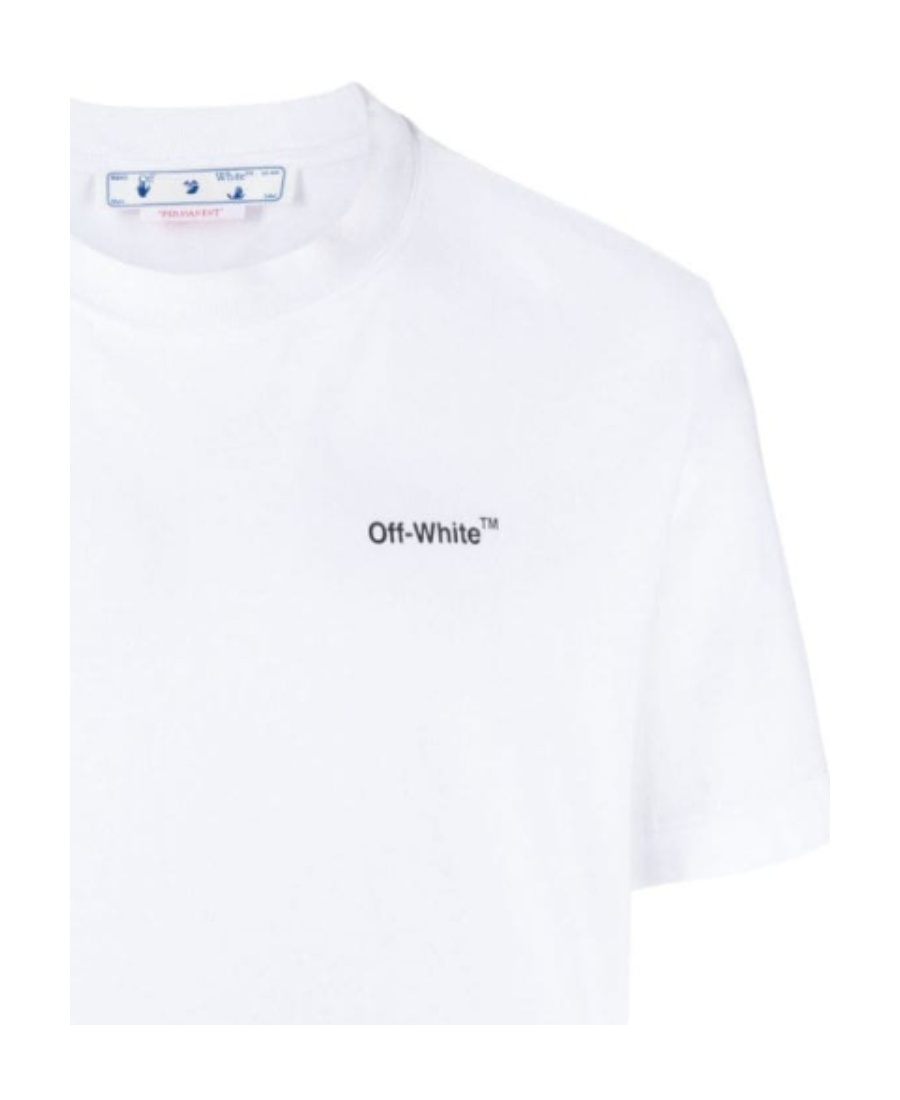 商品Off-White|男士白色logo印花T恤 OMAA027C99JER003-0110（澳门仓发货）,价格¥2422,第3张图片详细描述