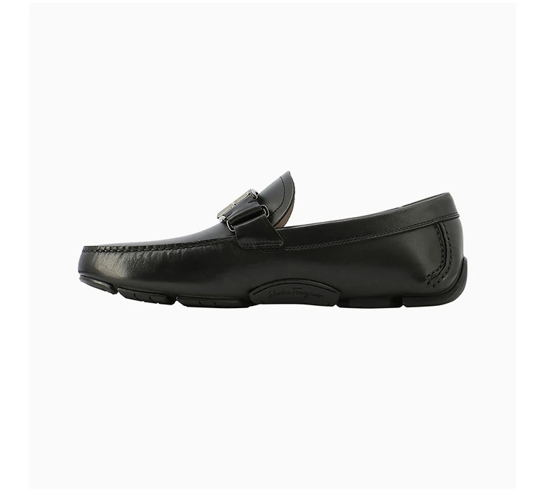 商品Salvatore Ferragamo|SALVATORE FERRAGAMO 男士黑色牛津鞋 02-0144-741584,价格¥3934,第5张图片详细描述