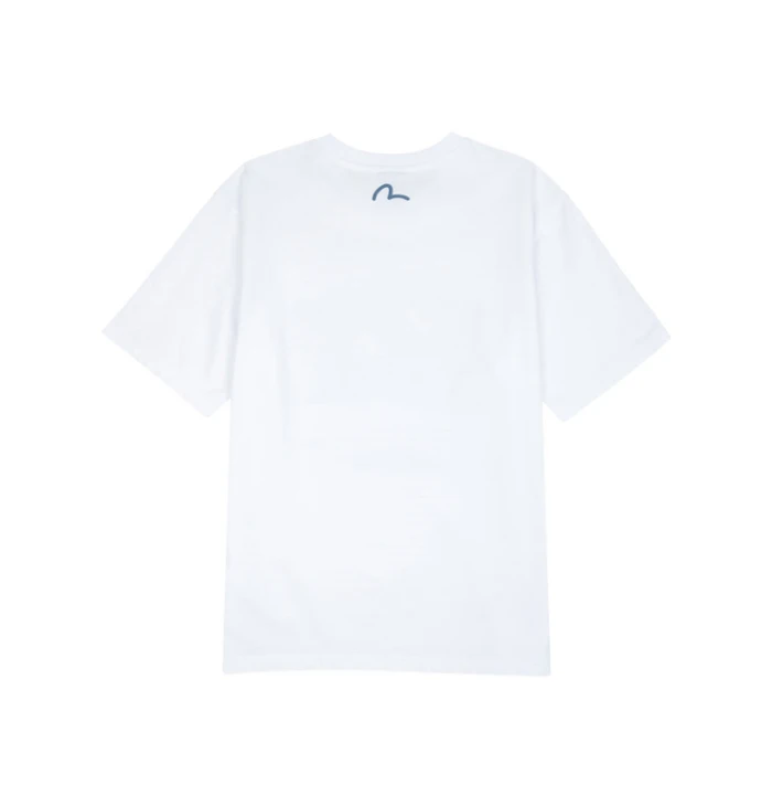 商品Evisu|【享贝家】（国内现货-QD）EVISU 福神 四个长方形印花图案休闲宽松短袖T恤 男女同款 白色 EU2MTS701WH,价格¥257,第3张图片详细描述