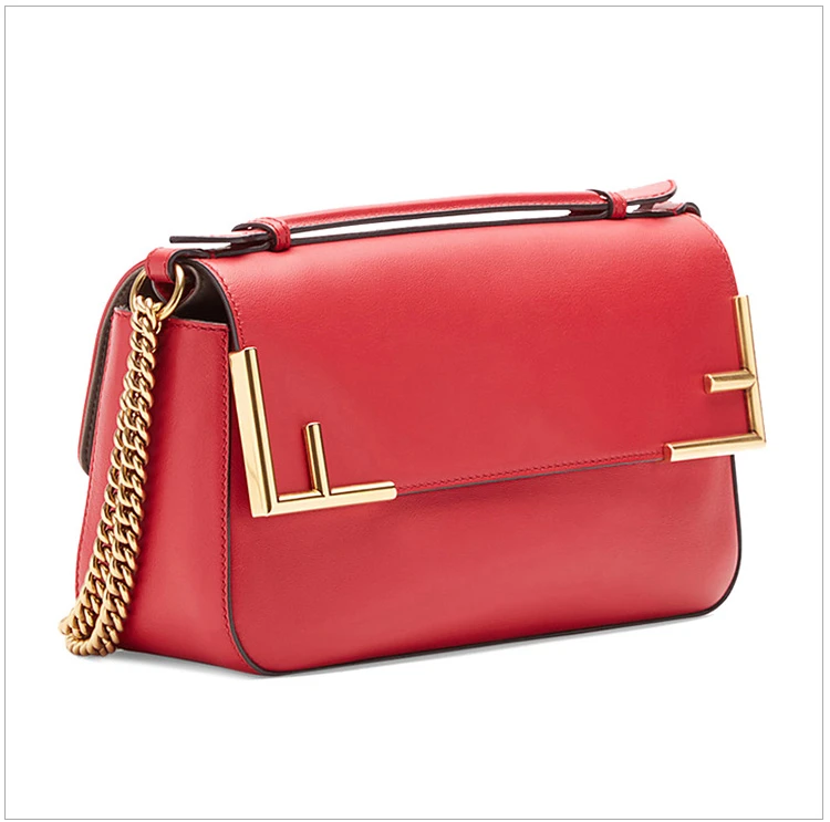商品[国内直发] Fendi|Fendi 芬迪 女士棕色小牛皮单肩包斜挎包 8BT297-A5MP-F1539,价格¥13705,第6张图片详细描述