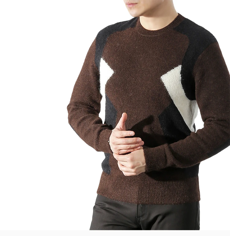 商品[国内直发] Neil Barrett|Neil Barrett 尼奥贝奈特 男士羊毛针织衫 BMA538V-B618C-1595,价格¥747,第6张图片详细描述