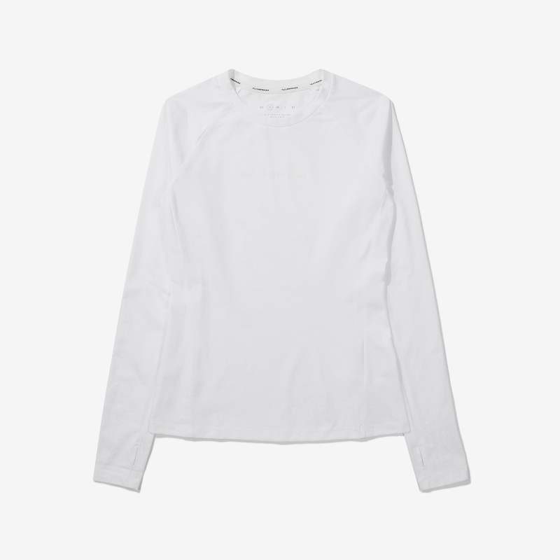 商品Fila|【享贝家】FILA HQ 女士基本款长袖T恤白色/黄色/粉色FS2RLE1252F（特价活动款）,价格¥156,第11张图片详细描述