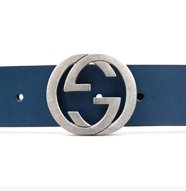 商品Gucci|GUCCI 蓝色男士腰带 368186-BGH0N-4236,价格¥2447,第5张图片详细描述