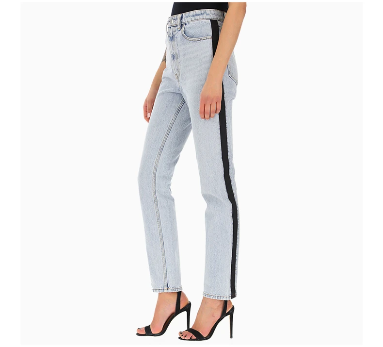 商品Alexander Wang|ALEXANDER WANG 蓝色女士牛仔裤 1WC1214323-270,价格¥2075,第4张图片详细描述