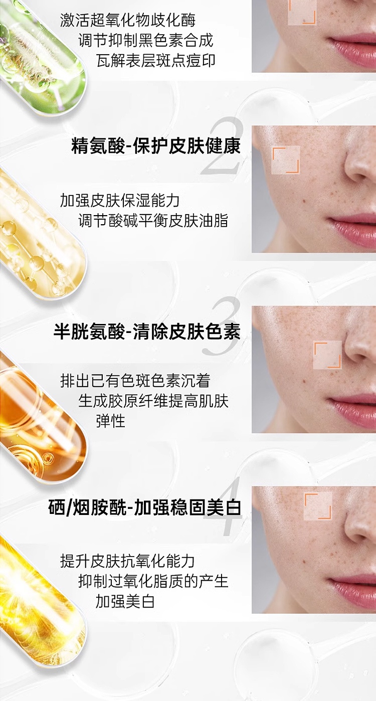 商品Bio Recherche|碧露研亮白内服全身内调胶囊 30粒 皮肤提亮改善暗沉,价格¥354,第13张图片详细描述