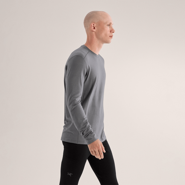 商品Arc'teryx|【Brilliant|包邮包税】RHO MERINO WOOL CREW NECK M [FW24] 低美利奴羊毛圆领 LS 男装 ATOFMX7480,价格¥1070,第8张图片详细描述