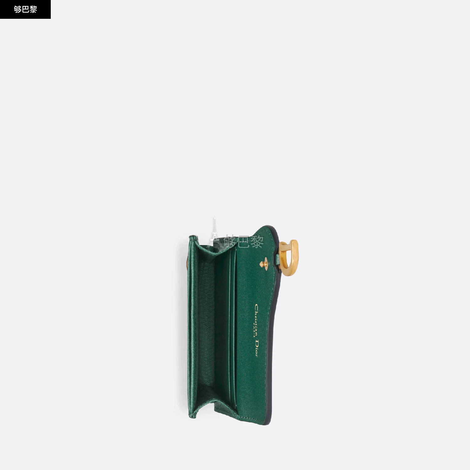 商品Dior|【预售】 迪奥 25春夏 女士 卡包 Porte-cartes à rabat Saddle S5611CCEH_M669 ,价格¥3981,第4张图片详细描述