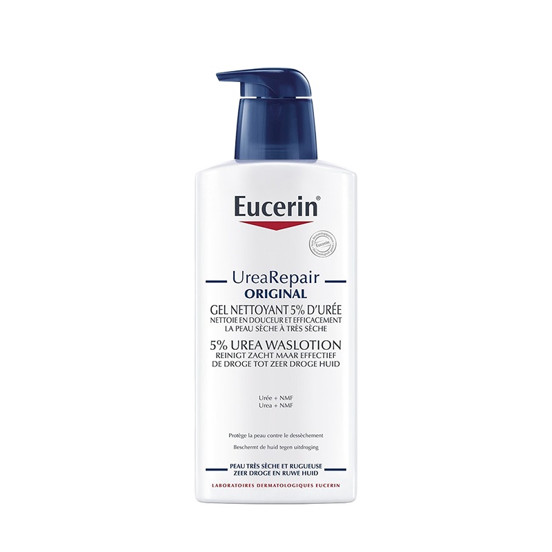 商品Eucerin|Eucerin优色林尿素温和有洁面啫喱沐浴露二合一400ml 舒缓干燥	,价格¥151,第2张图片详细描述