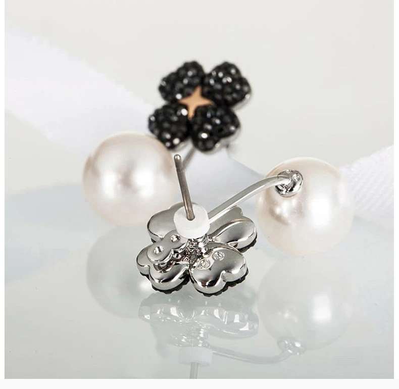 商品[国内直发] Swarovski|SWAROVSKI 黑色女士耳环 5389161,价格¥476,第5张图片详细描述