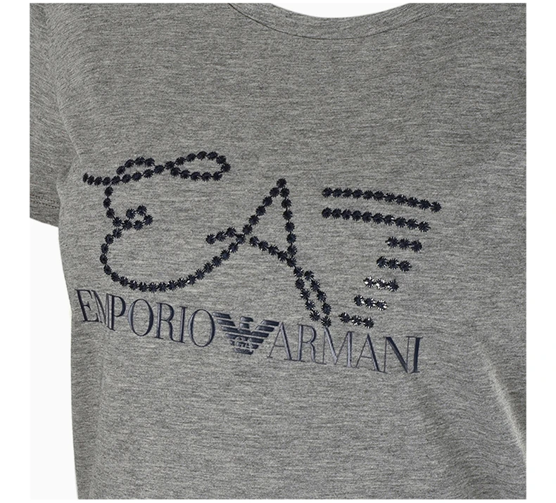 商品Emporio Armani|EMPORIO ARMANI 灰色女士T恤 3GTT06-J29Z-3905,价格¥434,第6张图片详细描述