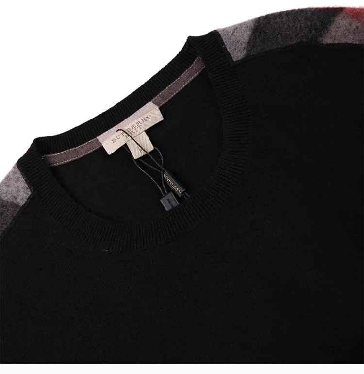 商品Burberry|BURBERRY 黑色男士针织衫/毛衣 3848810,价格¥1389,第10张图片详细描述