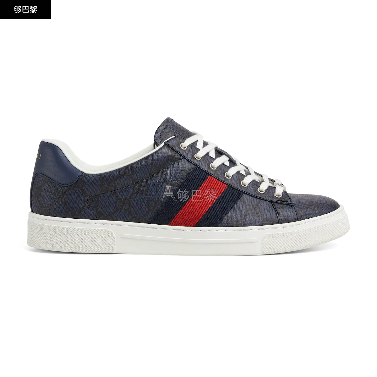 商品Gucci|【预售】 古驰 25春夏 男士 休闲运动鞋 GUCCI ACE系列饰织带男士运动鞋 760775 FAELM 8741 ,价格¥6798,第2张图片详细描述