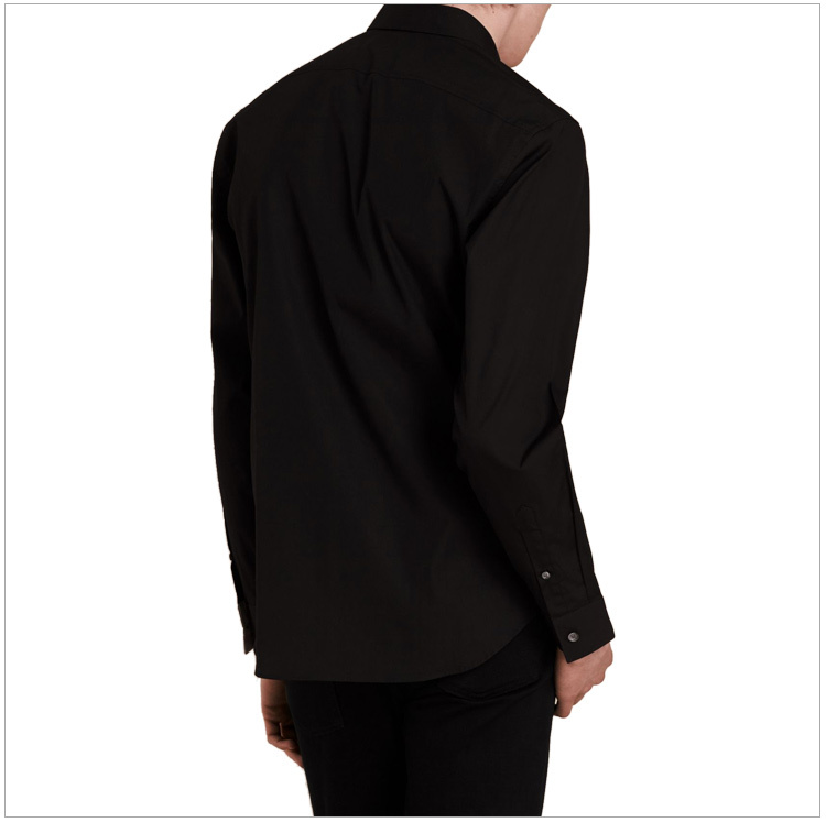 商品Burberry|Burberry 博柏利 男士黑色棉质长袖衬衫 3991162,价格¥1087,第37张图片详细描述