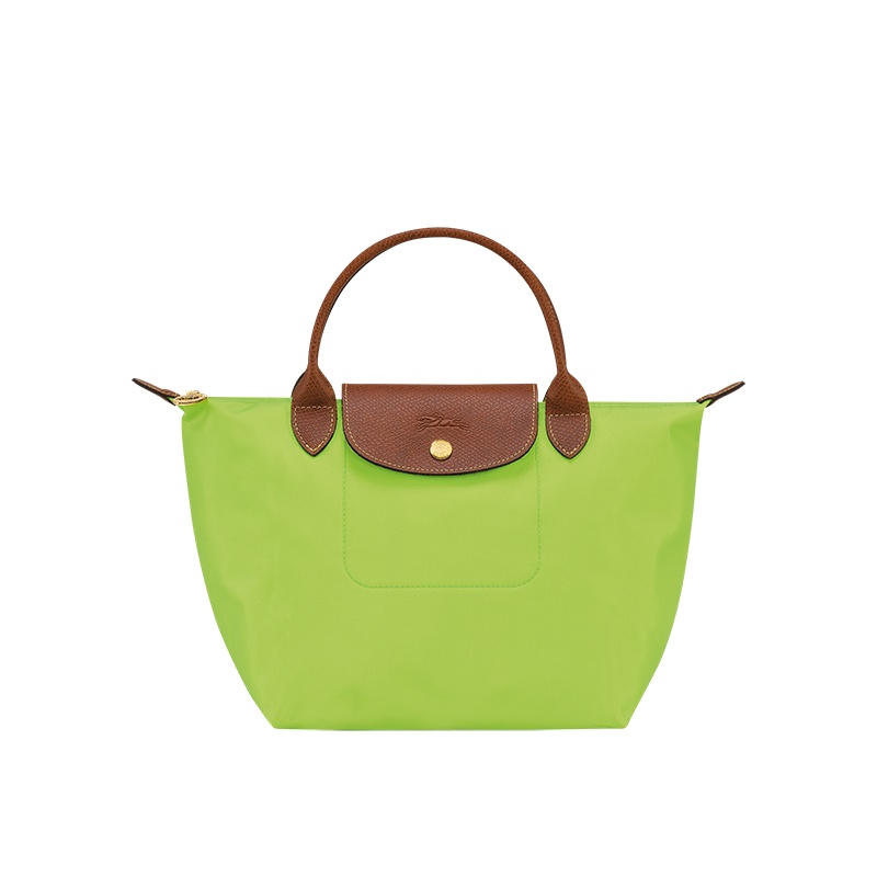 商品Longchamp|LONGCHAMP/珑骧 女士黑色帆布金色五金按扣拉链开合小号手提包,价格¥712,第5张图片详细描述