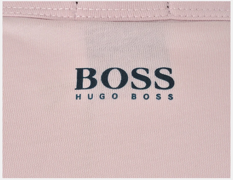 商品Hugo Boss|Hugo Boss 雨果博斯 男士粉红色色棉质短袖T恤 TEE1-50383429-687,价格¥367,第5张图片详细描述