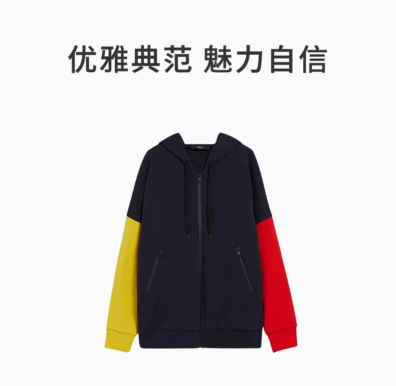 商品Max Mara|MAX MARA 拼色女士卫衣/帽衫 SEDAN-008,价格¥871,第1张图片详细描述