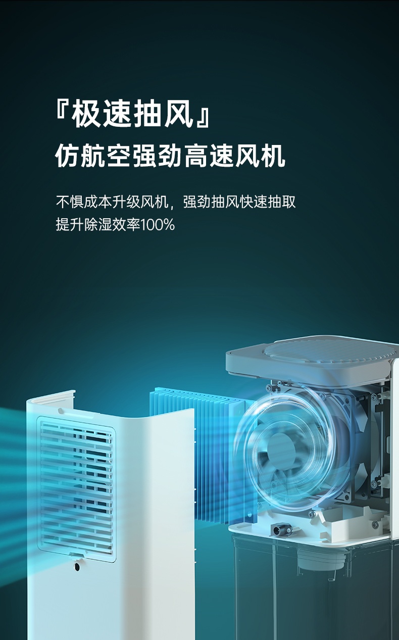 商品[国内直发] Smart Frog|卡蛙（SmartFrog）除湿机家用去湿器卧室吸湿干燥除潮防潮小型地下室抽湿防干燥 兰迪黄,价格¥376,第6张图片详细描述