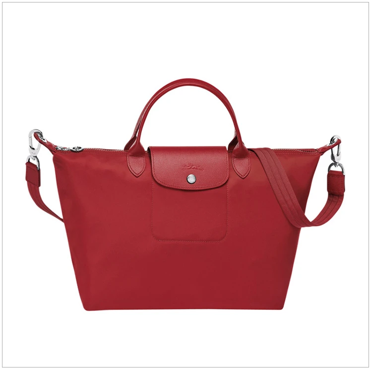商品[国内直发] Longchamp|Longchamp 珑骧 帆布红色女士手提包 1515578545,价格¥579,第4张图片详细描述