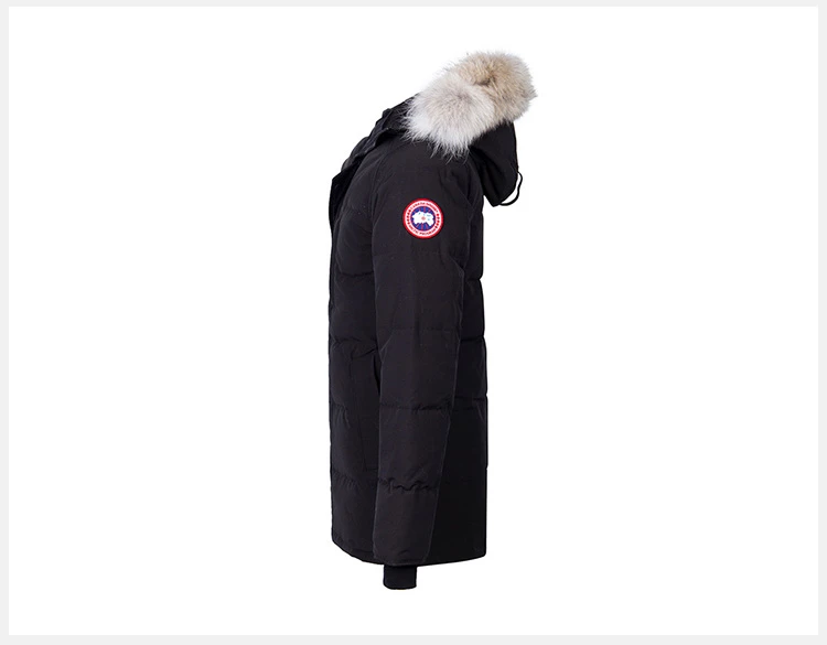 商品[国内直发] Canada Goose|Canada Goose 加拿大鹅 男士连帽拉链羽绒服 3805M-BLACK,价格¥9573,第13张图片详细描述