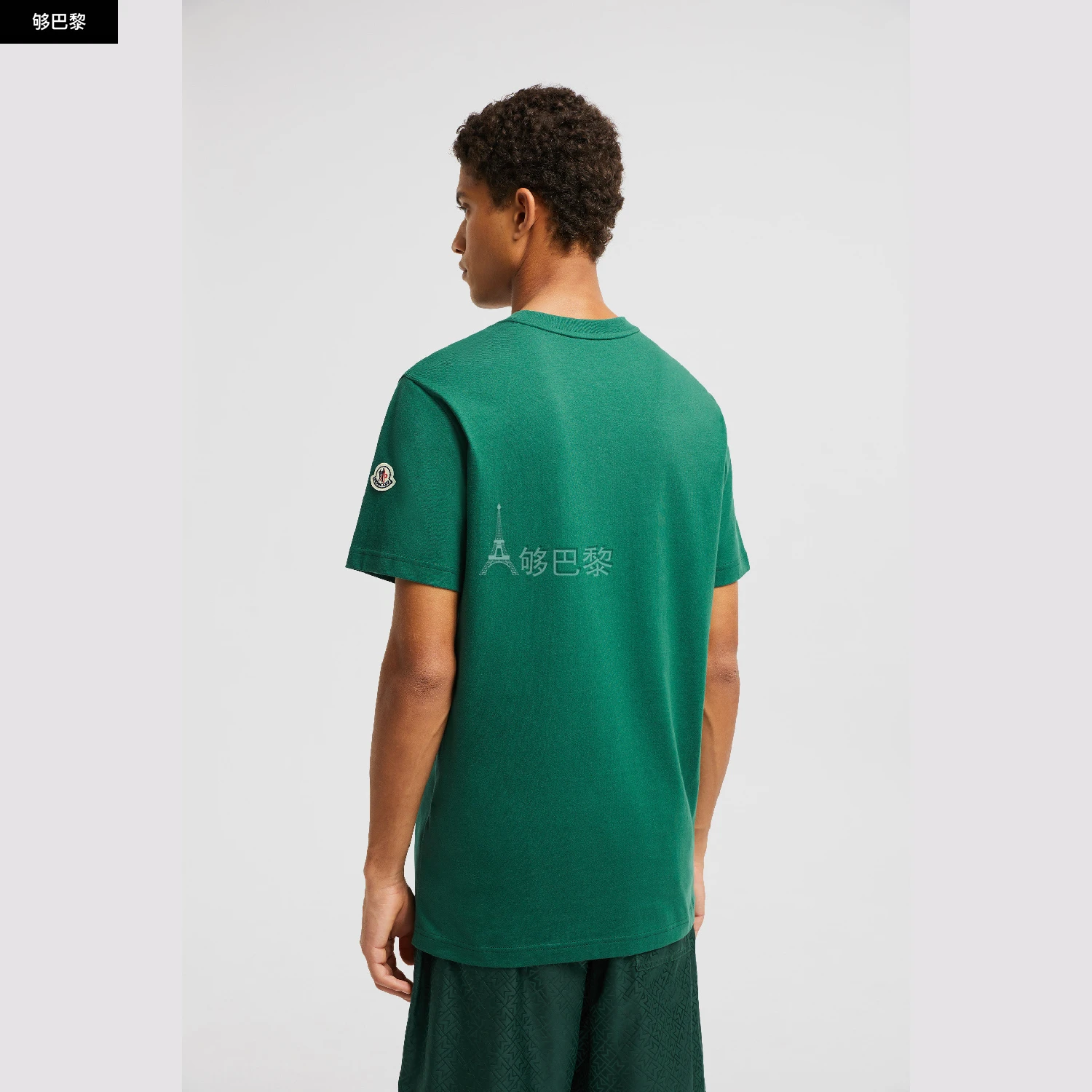 商品Moncler|【预售】 MONCLER盟可睐 25春夏 男士 短袖T恤 Monogram Cotton T-Shirt With Pocket K10918C0002389AKK875,价格¥3611,第3张图片详细描述