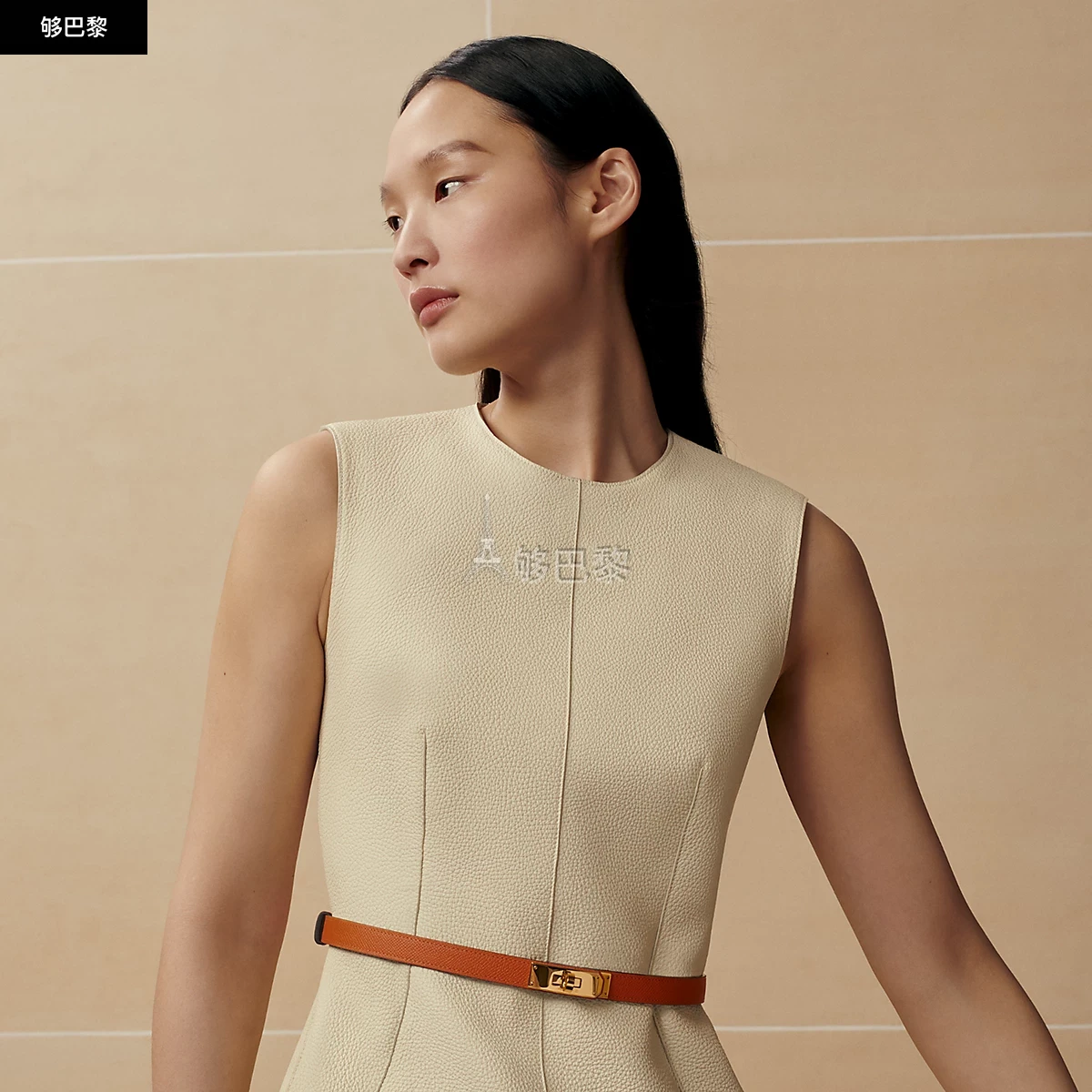 商品Hermes|【预售】 爱马仕 25春夏 女士 腰带 Ceinture Kelly 18 H069853CC9J ,价格¥10293,第4张图片详细描述