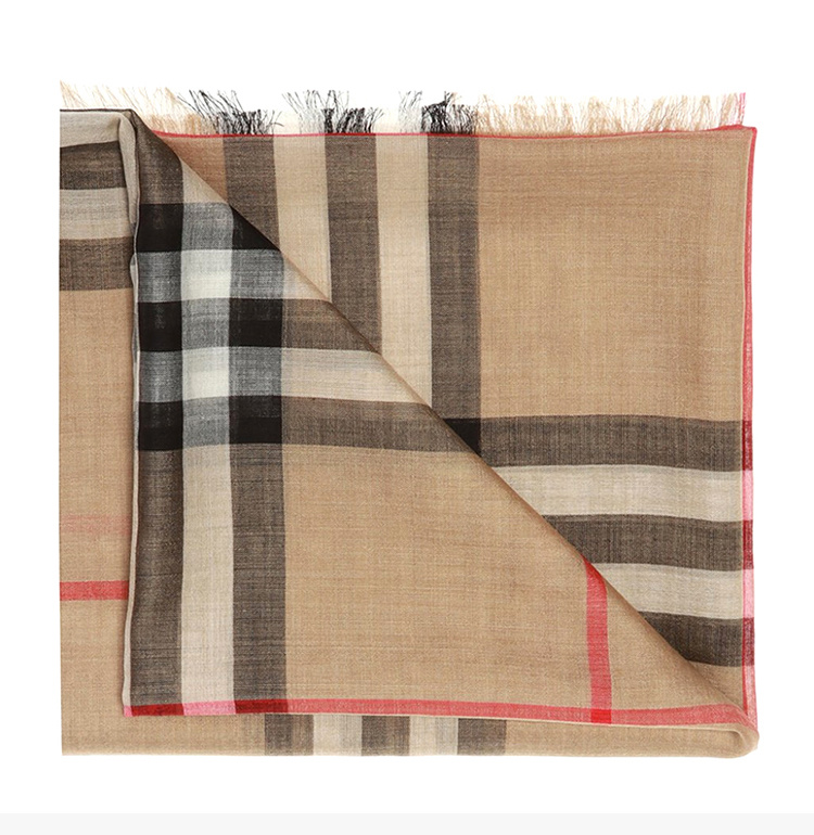 商品Burberry|BURBERRY 格纹女士围巾 8018468,价格¥1652,第6张图片详细描述
