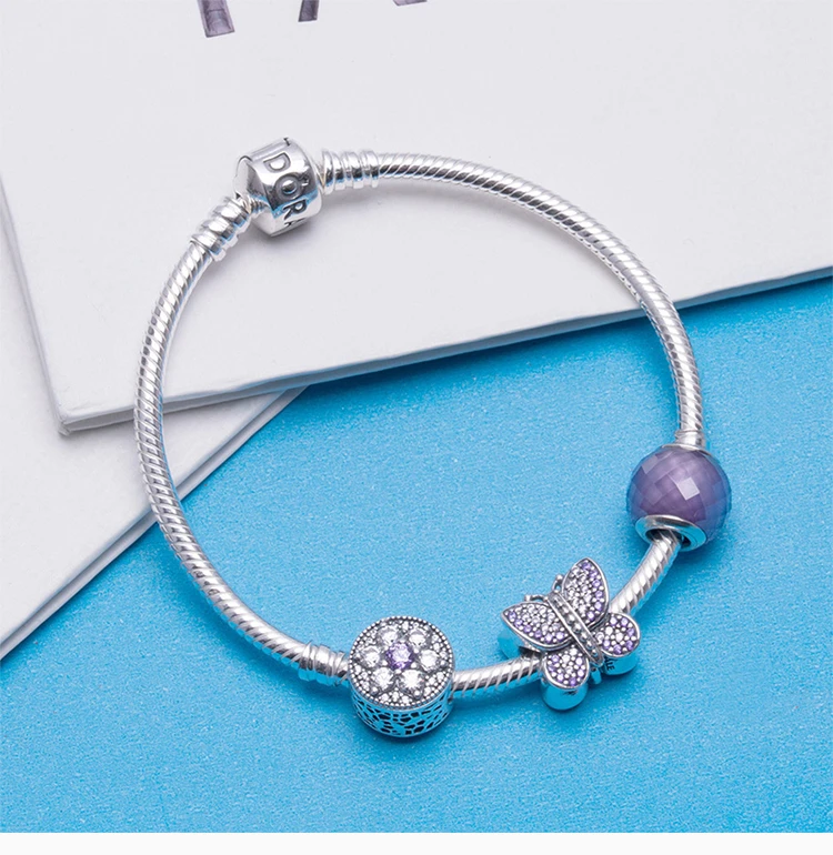 商品[国内直发] PANDORA|PANDORA 紫色女士手镯 PAND00087,价格¥1147,第4张图片详细描述