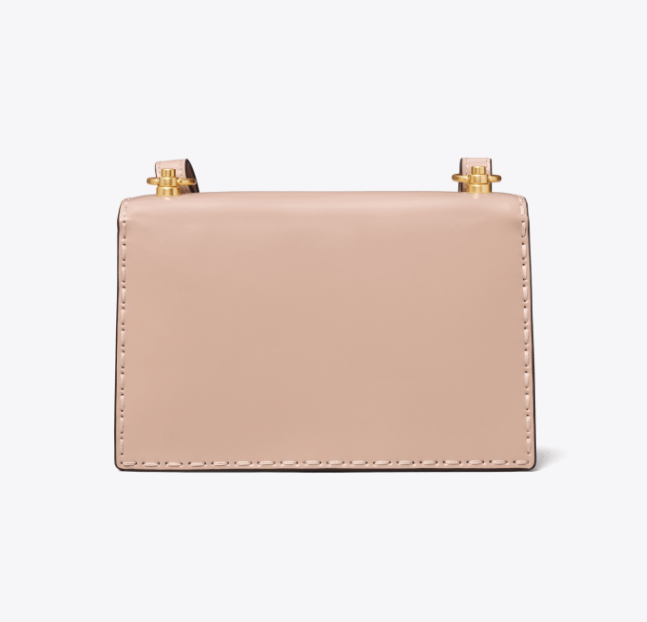 商品[国内直发] Tory Burch|TORY BURCH汤里柏琦 女士粉色漆皮单肩斜挎包145997-288,价格¥3321,第3张图片详细描述
