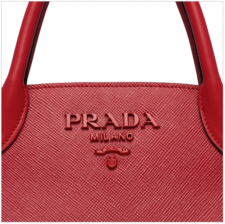 商品[国内直发] Prada|Prada 普拉达 女士新款红色牛皮手提单肩包 1BA156-2ERX-F068Z-V-OOO,价格¥20245,第7张图片详细描述