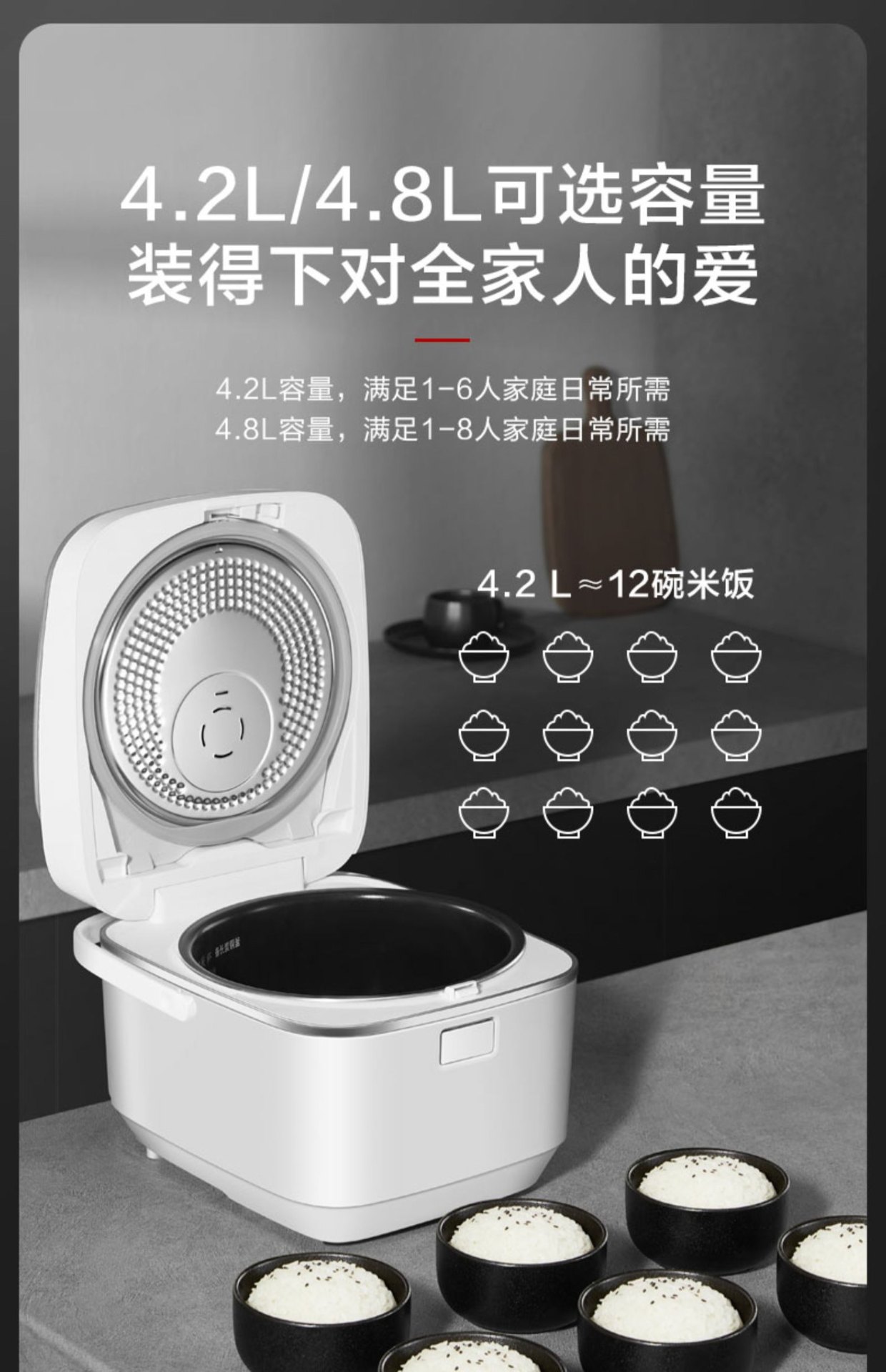 商品[国内直发] Panasonic|Panasonic/松下电饭煲低糖厨房家用IH变频智能大容量酵素饭电饭锅,价格¥2099,第25张图片详细描述