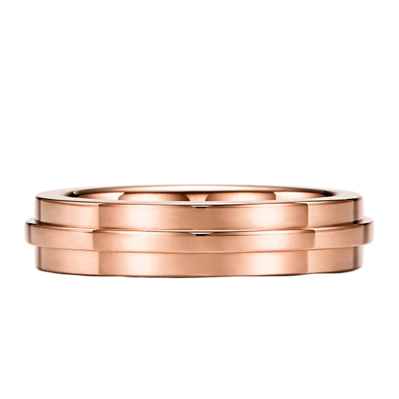 商品Tiffany & Co.|  Tiffany & Co./蒂芙尼 18K金 玫瑰金 窄式戒指GRP09676,价格¥16372,第3张图片详细描述