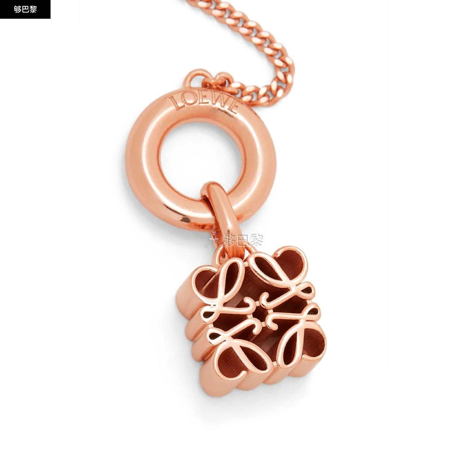 商品Loewe|【预售】 罗意威 25春夏 女士 吊坠 银质 Anagram 挂坠 J821241X23-9500 ,价格¥5615,第4张图片详细描述