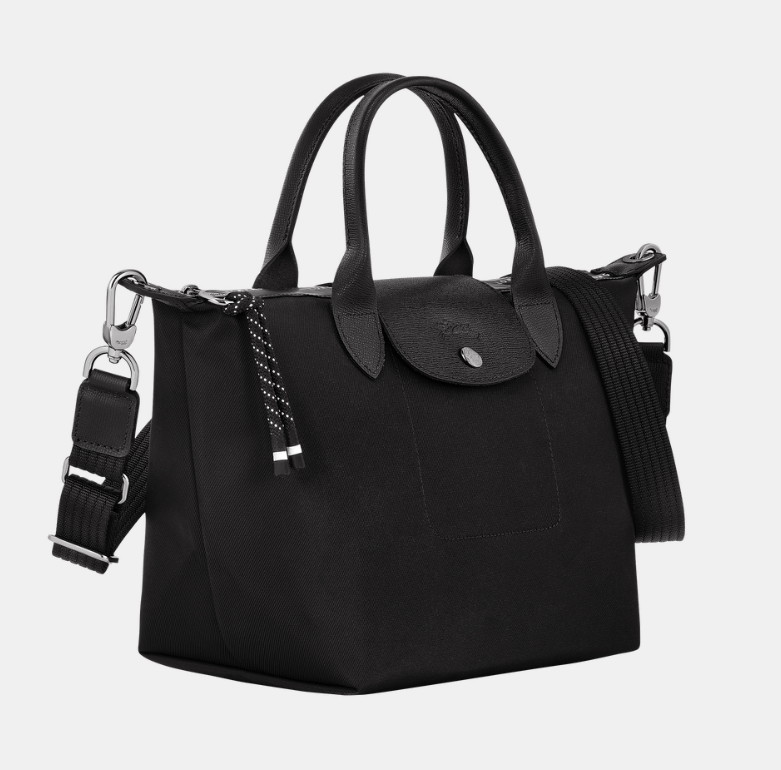商品Longchamp|珑骧女士纯色尼龙配皮通勤小号短柄大容量手提饺子包（香港仓发货）,价格¥1476,第5张图片详细描述