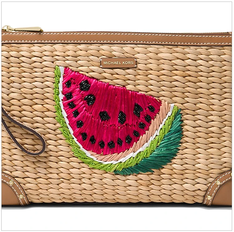 �商品[国内直发] Michael Kors|Michael Kors 迈克高仕 女士棕褐色手拿包 32S8GMBC8W-Natultrapnk,价格¥744,第7张图片详细描述