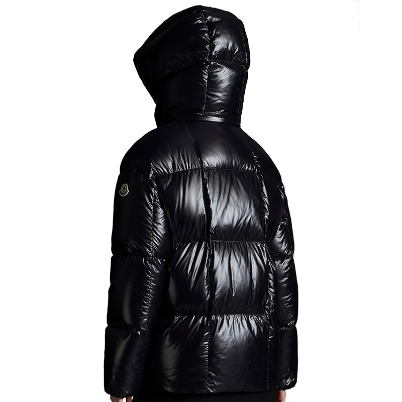 商品Moncler|蒙克莱 22年秋冬新款 Parana系列 女士黑色短款衬垫羽绒服夹克H20931A0006568950999,价格¥12758,第3张图片详细描述