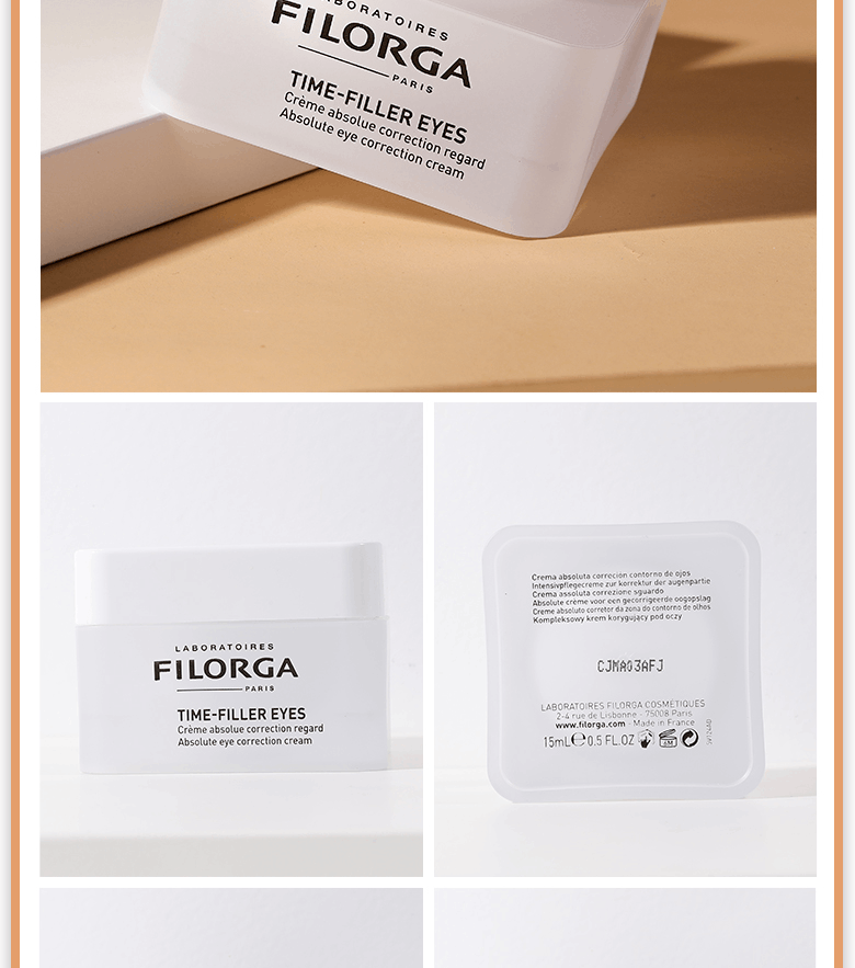 商品Filorga|菲洛嘉逆时光眼霜15ml眼部肌肤紧致细腻睫毛浓密,价格¥288,第9张图片详细描述