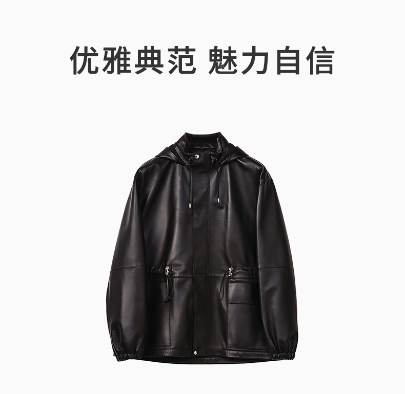 商品[国内直发] Loewe|LOEWE 男士纳帕蓝/黑色徒步连帽夹克  H526Y18L33-5938,价格¥27777,第1张图片详细描述