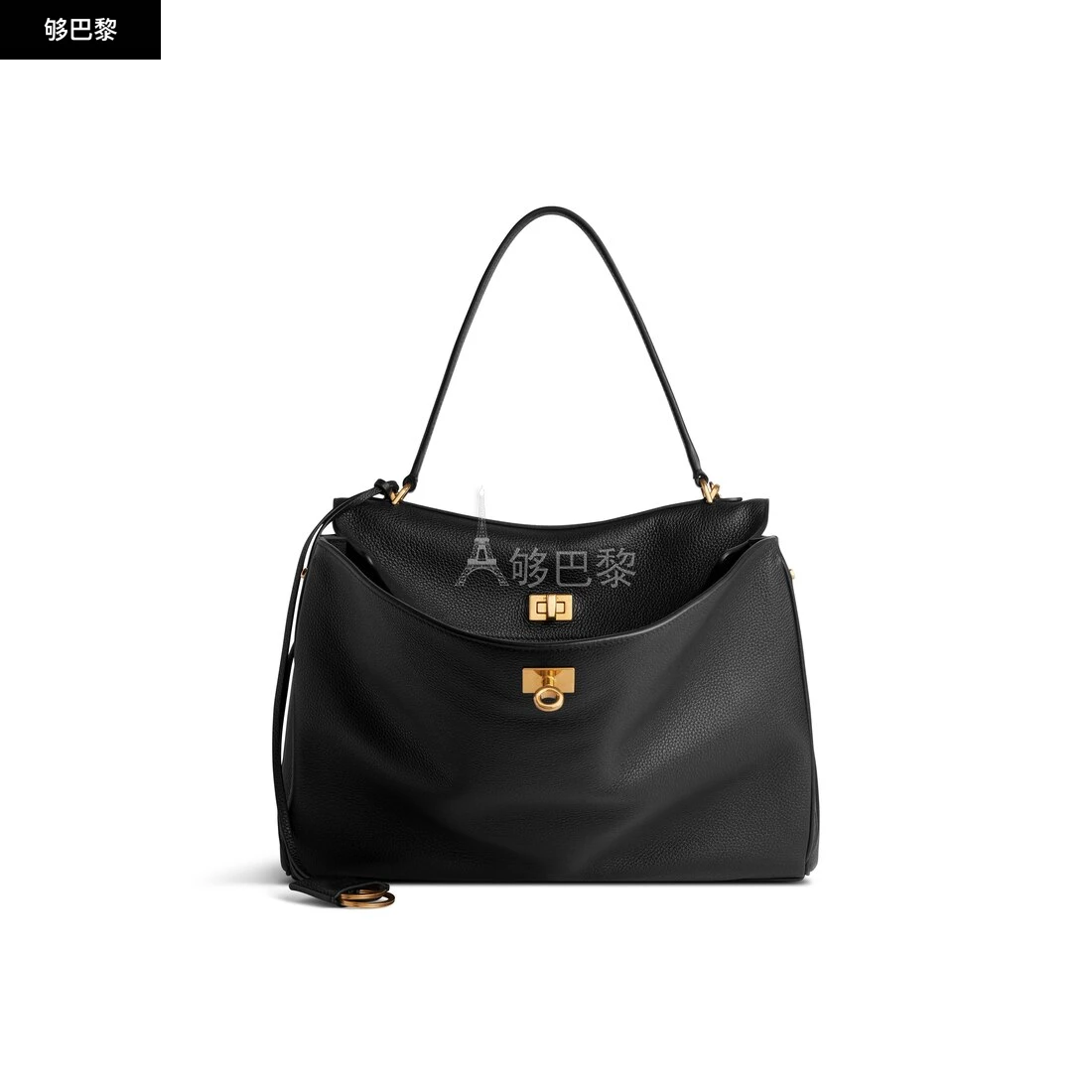 商品Balenciaga|【预售】 巴黎世家 25春夏 女士 手提包 RODEO中号手提包 7897722ABV51000 ,价格¥31759,第2张图片详细描述