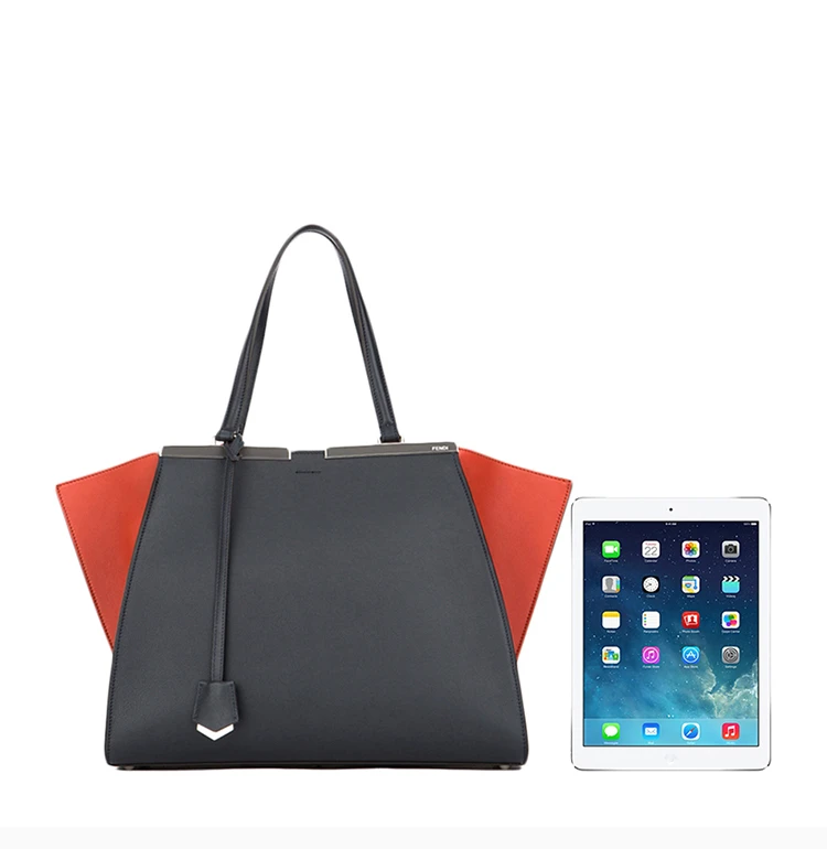 商品[国内直发] Fendi|FENDI 拼色女士手提包 8BH280-Z1P-F0T03,价格¥14233,第4张图片详细描述